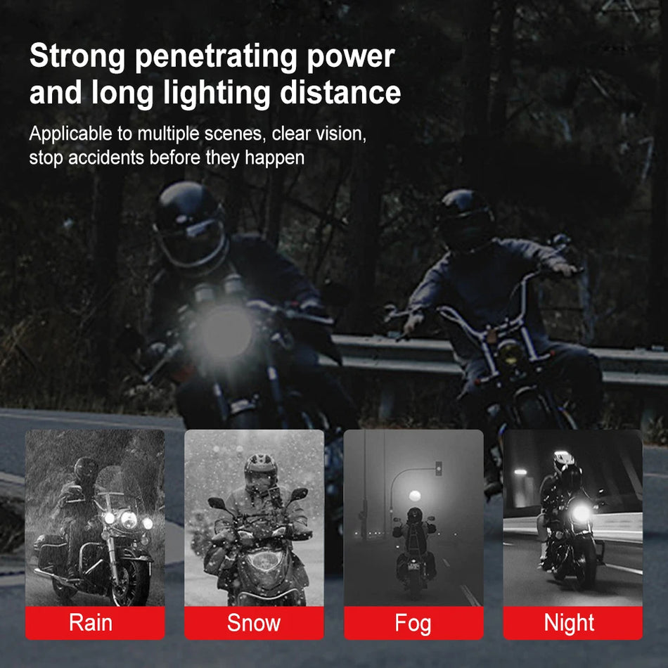   Universal LED Auxiliary Driving Lamp for BMW & Honda Motorcycles