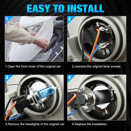   H6 BA20D LED H4 Motorcycle Headlight Bulb