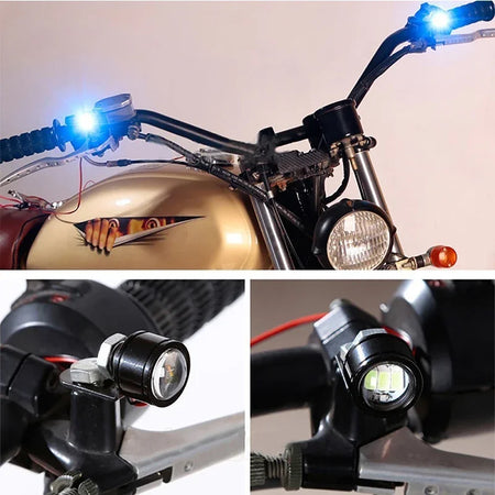   2Pcs Universal Car Motor Eagle Eye DRL LED Lamps