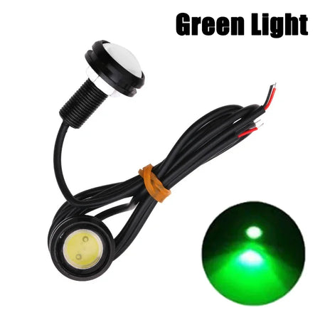   2Pcs Universal Car Motor Eagle Eye DRL LED Lamps