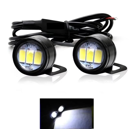   2X LED Motorcycle Strobe Light - Blue Eagle Eye Fog Lamp