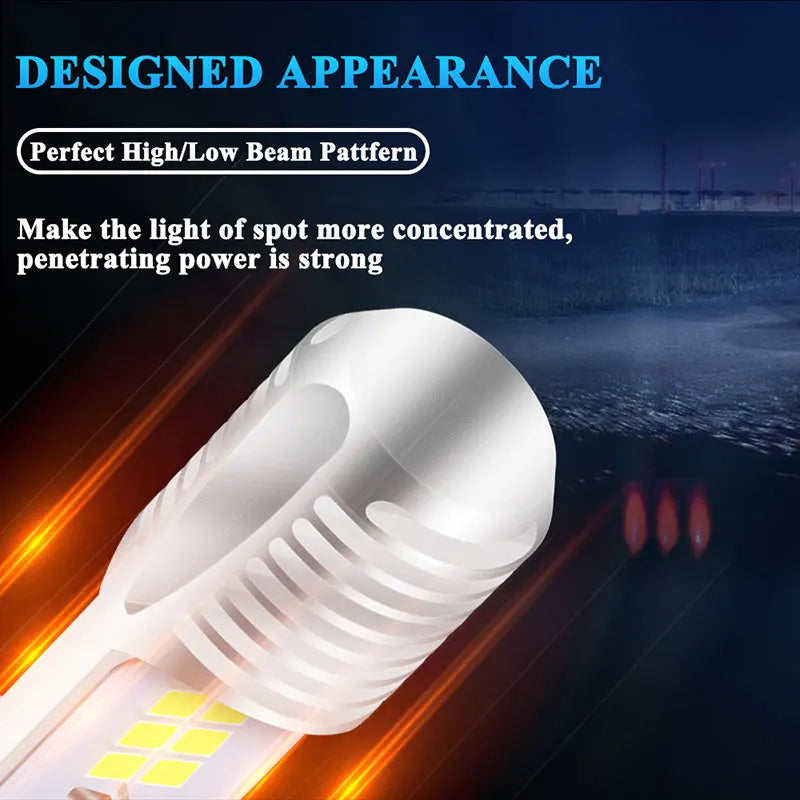   H4 LED Motorcycle Headlight BA20D H6 LED Light P15D LED Bulb
