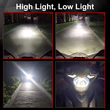   H4/P15D/BA20D 72W LED Motorcycle Headlight Bulb