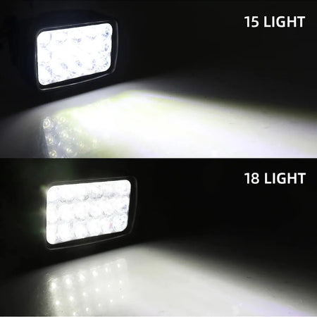   18 LED Super Bright Motorcycle Headlight