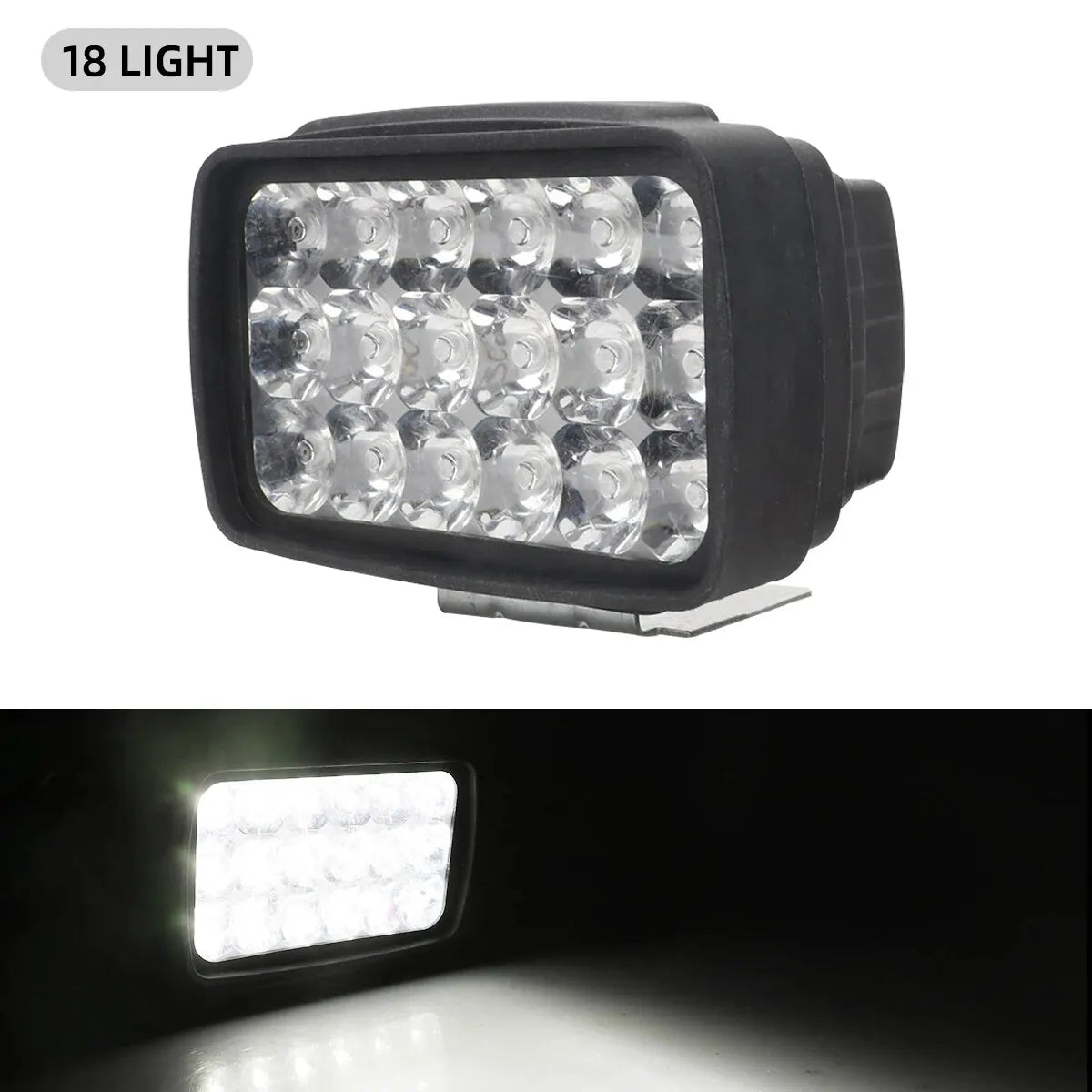   18 LED Super Bright Motorcycle Headlight
