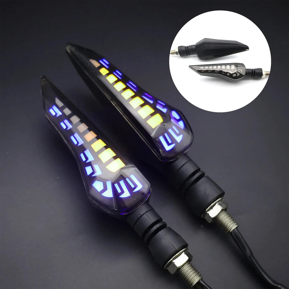   2Pcs Universal Motorcycle LED Turn Signal Light