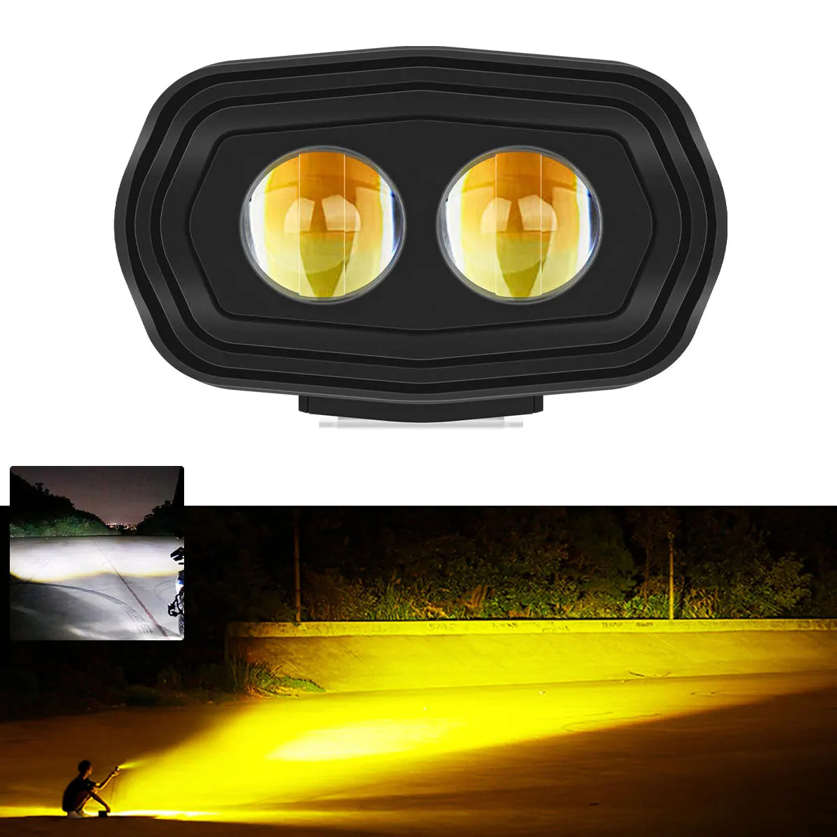   LED Spotlight Motorcycle Headlamps