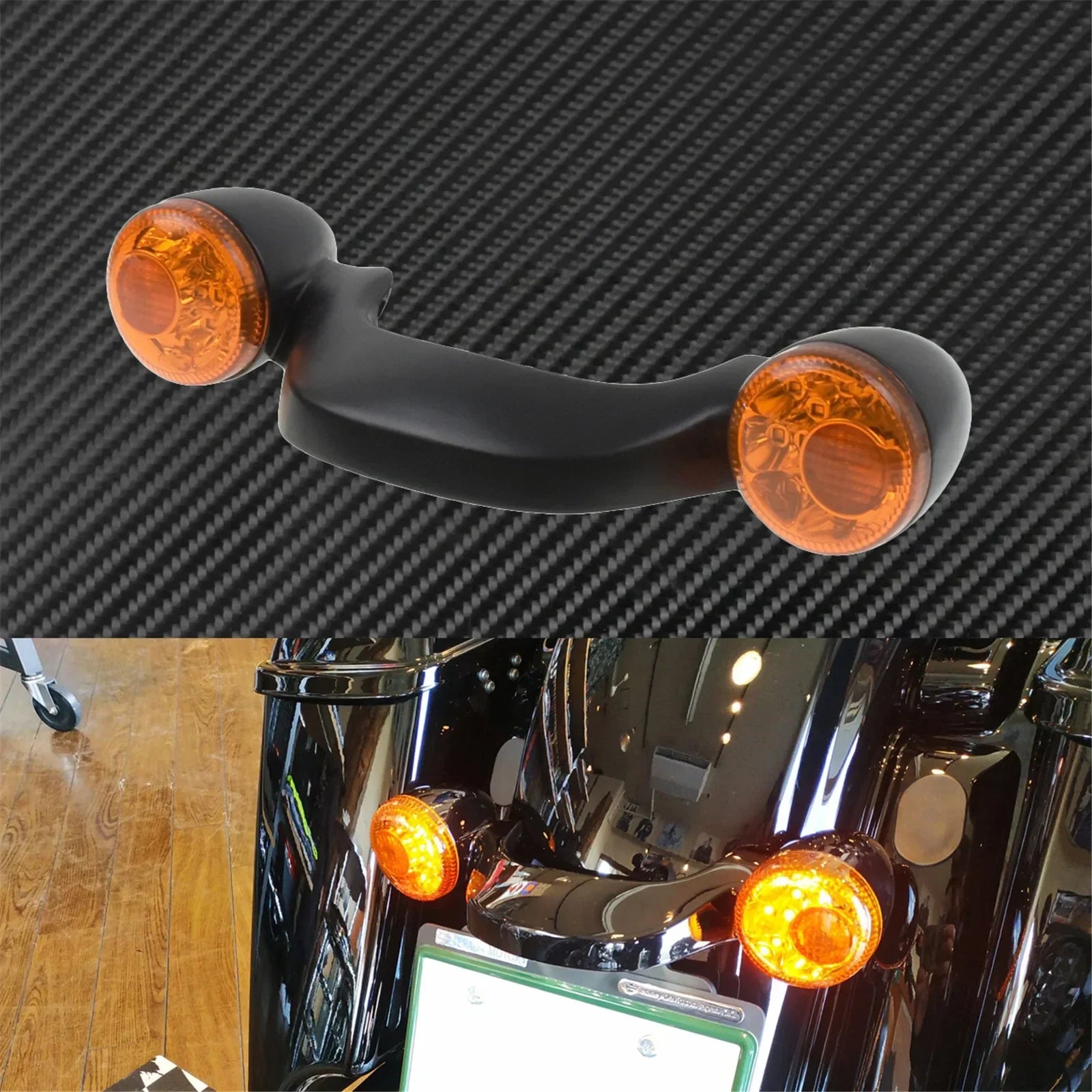   Motorcycle Rear LED Brake Turn Signal Light Bar for Harley