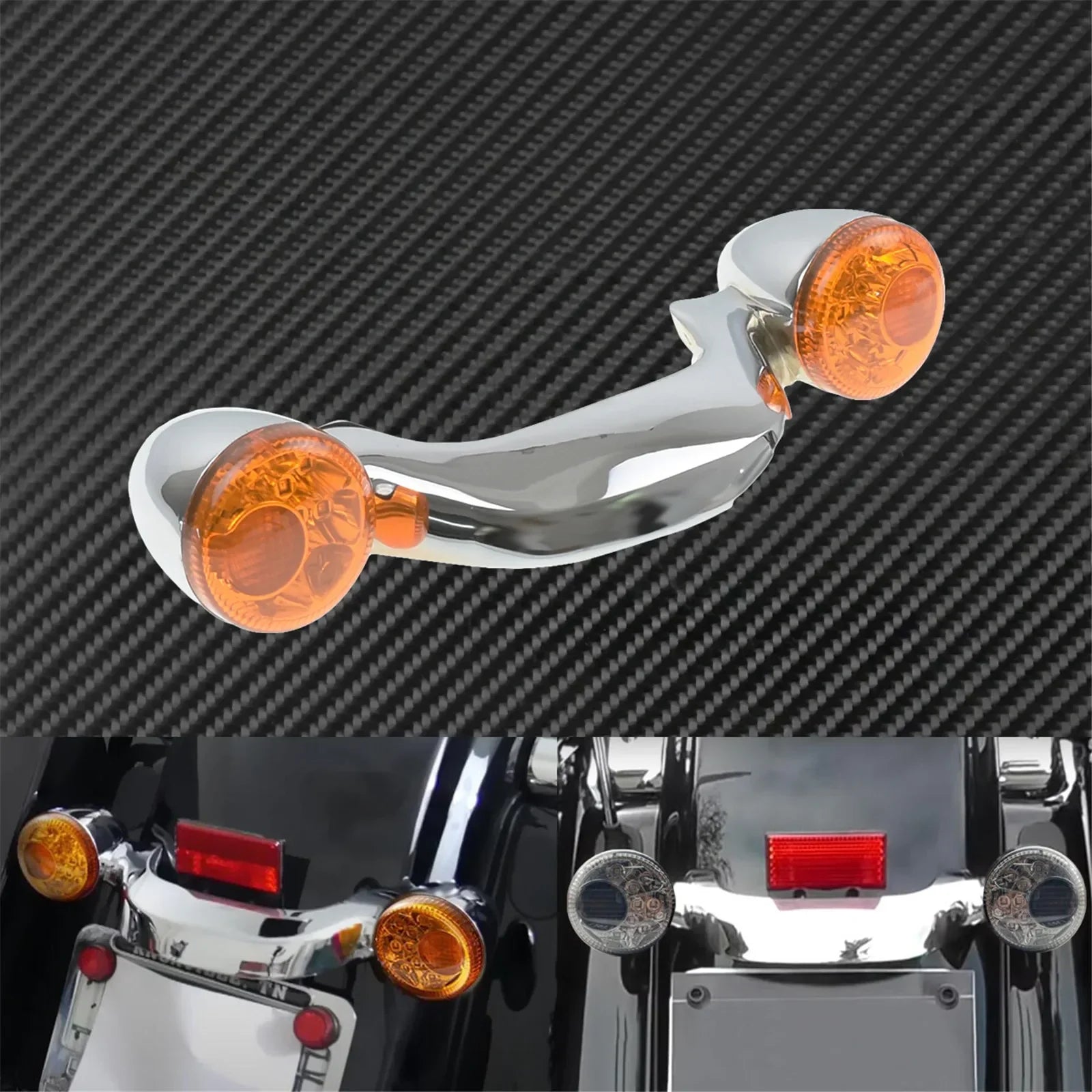   Motorcycle Rear LED Brake Turn Signal Light Bar for Harley