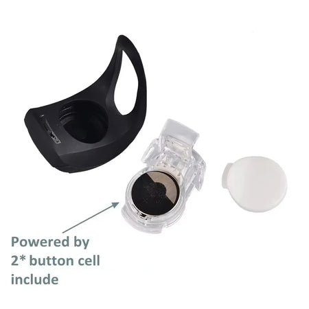   2 PCS Silicone Bicycle Front Rear Light Set