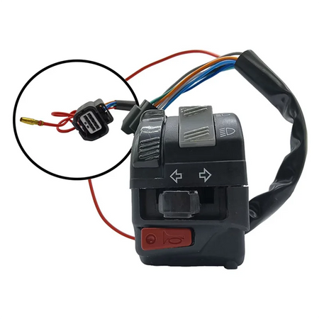 bike headlight switch control horn fog light