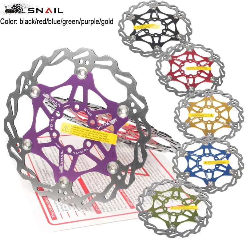   SNAIL Bicycle Disc Brake Pads 160 180 203 Mm