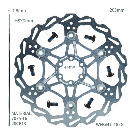   SNAIL Bicycle Disc Brake Pads 160 180 203 Mm