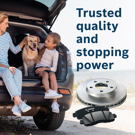   BOSCH BC1212 QuietCast Premium Ceramic Disc Brake Pad Set - Rear for Select Lexus, Pontiac, and Toyota Vehicles