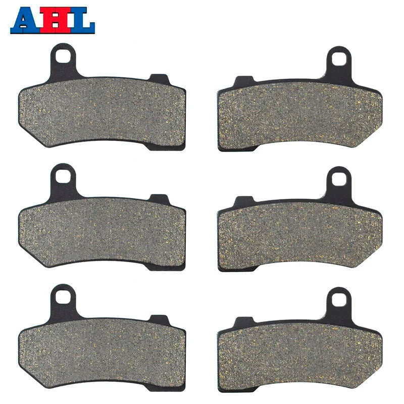   Motorcycle Parts Front & Rear Brake Pads Kit for Harley FLHTCU FLHTC FLHR FLTRX 2010-2012 Ultra Classic Electra Glide