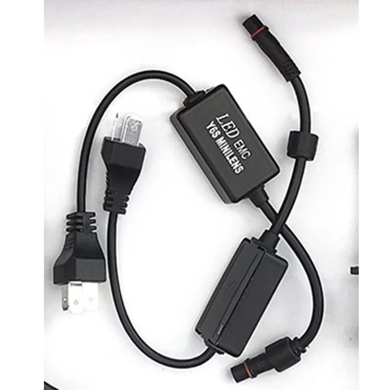   Y6 H4 Car LED Headlight - 9003/HB2 H4 Mini Projector Lens Spotlight Lamp