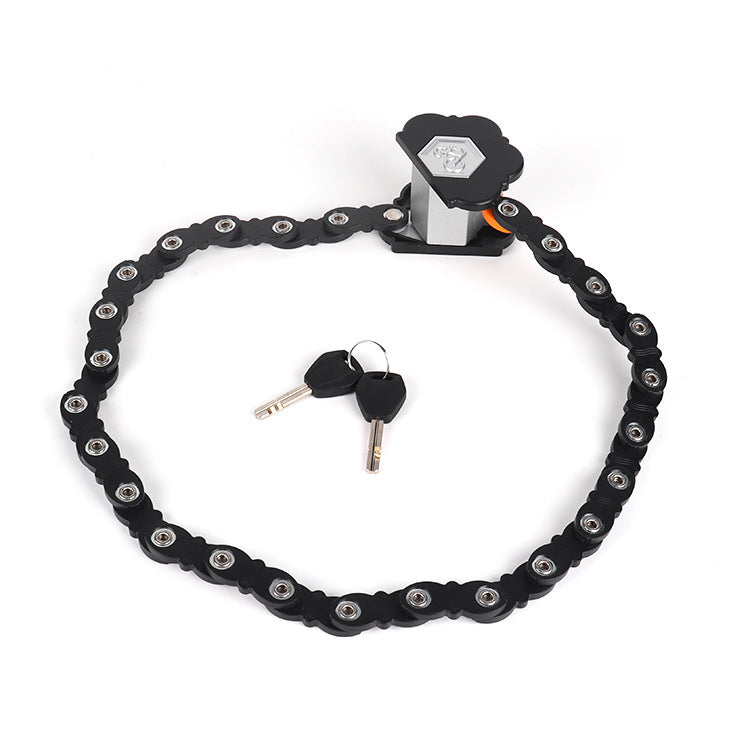 Heavy Duty Folding Bike Lock for Bicycle Theft Protection