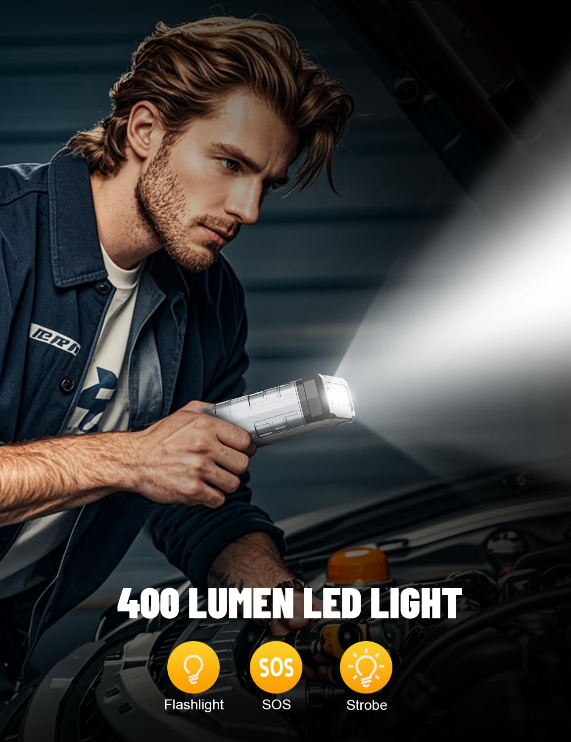   Car Jump Starter 4000A - Portable Jump Starter Battery Pack for 10.0L Gas & 8.0L Diesel Engines