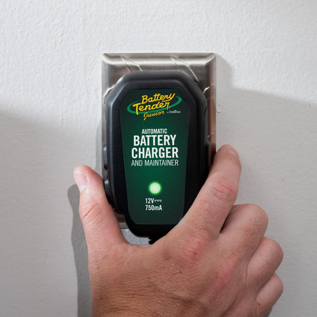   Battery Tender Junior 12V, 750mA Charger and Maintainer for Motorcycle, ATVs