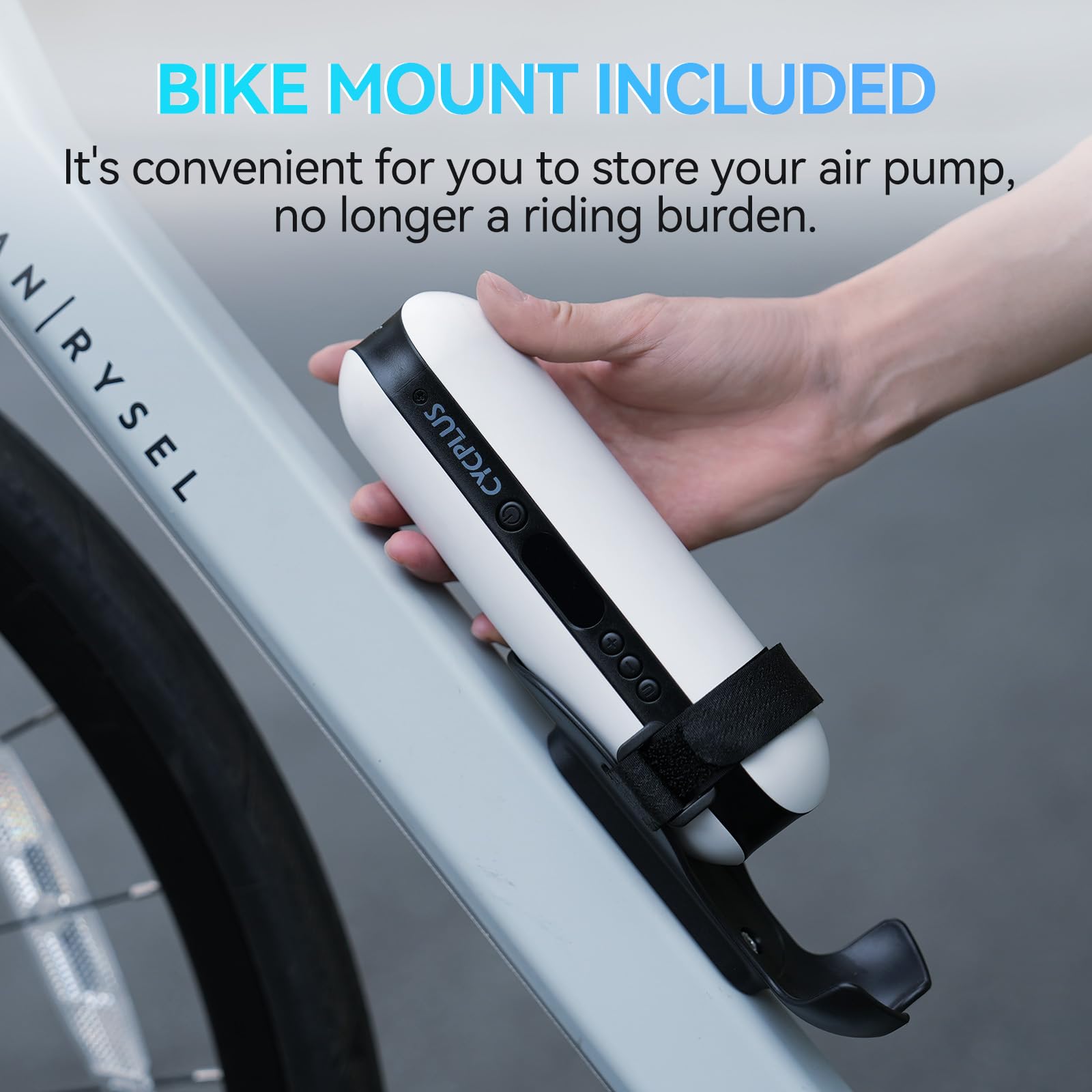  CYCPLUS Electric Air Compressor Portable Bicycle Pump - Max 150 PSI