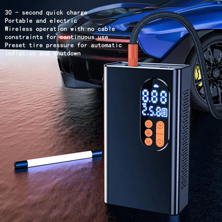   Portable Mini Electric Tire Inflator for Vehicles and Bicycles