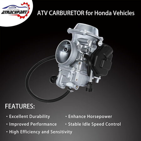   Fourtrax 300 Carburetor for Honda ATVs - Complete Kit with Filters & Cables