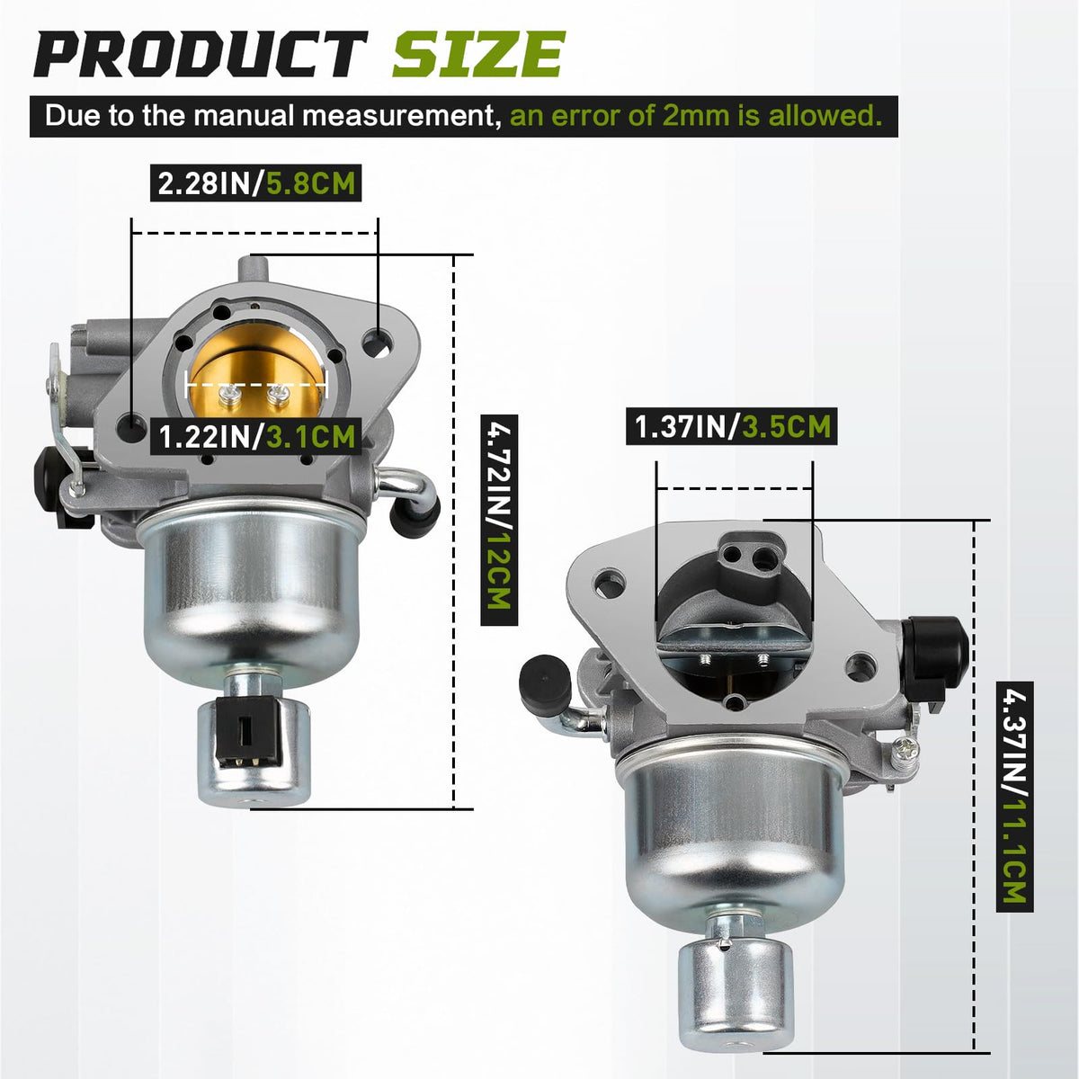   Carburetor for Kohler 7000 Series Engines 24HP 22HP 26HP 23HP 25HP KT725 KT730 KT735 KT740 KT745 1685321-S 3285361S 3285347S with Gaskets