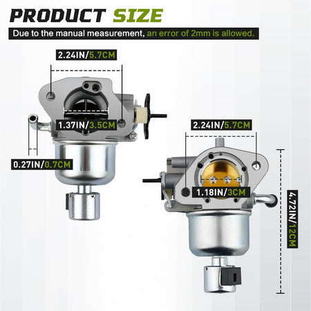   Carburetor for Kohler 7000 Series Engines 24HP 22HP 26HP 23HP 25HP KT725 KT730 KT735 KT740 KT745 1685321-S 3285361S 3285347S with Gaskets