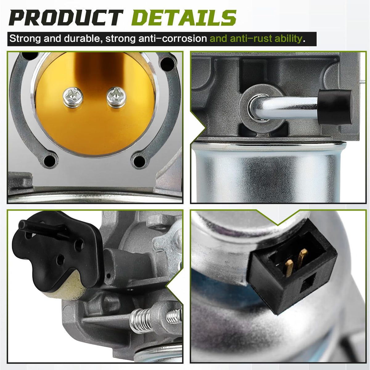   Carburetor for Kohler 7000 Series Engines 24HP 22HP 26HP 23HP 25HP KT725 KT730 KT735 KT740 KT745 1685321-S 3285361S 3285347S with Gaskets