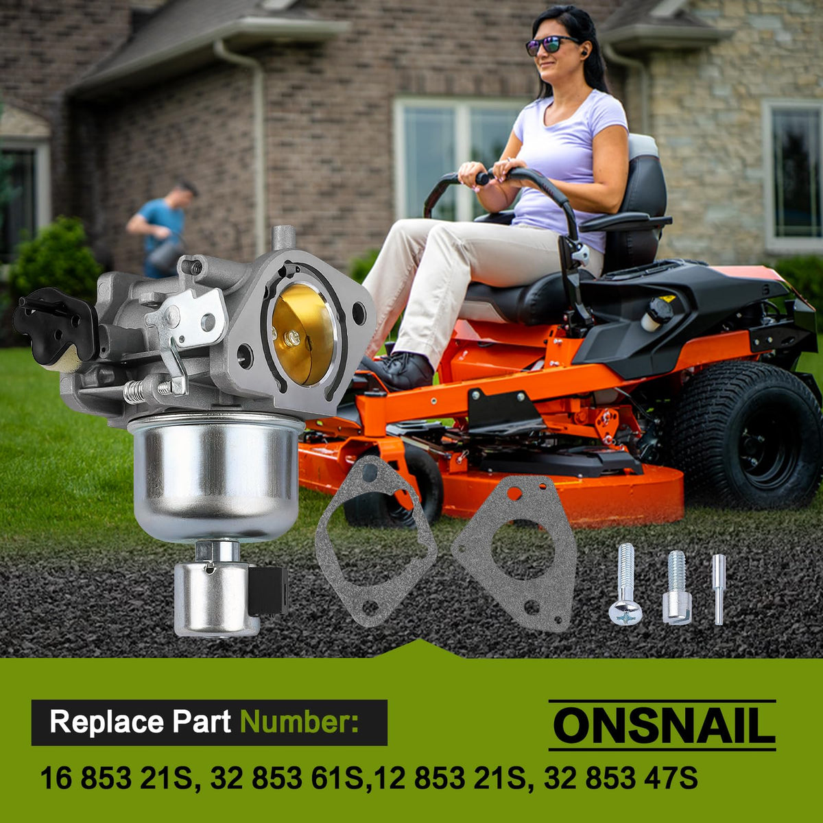   Carburetor for Kohler 7000 Series Engines 24HP 22HP 26HP 23HP 25HP KT725 KT730 KT735 KT740 KT745 1685321-S 3285361S 3285347S with Gaskets