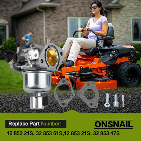   Carburetor for Kohler 7000 Series Engines 24HP 22HP 26HP 23HP 25HP KT725 KT730 KT735 KT740 KT745 1685321-S 3285361S 3285347S with Gaskets