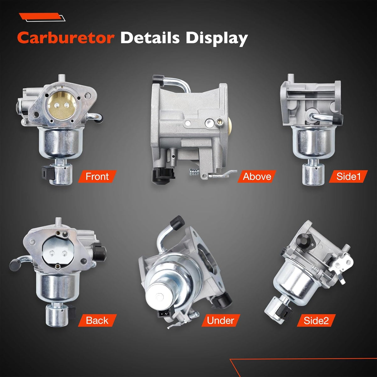   Carburetor Compatible with Kohler 7000 Series Engines KT725 KT730 KT735 KT740 KT745 with Oil, Air, Fuel Filter & Fuel Pump Kit