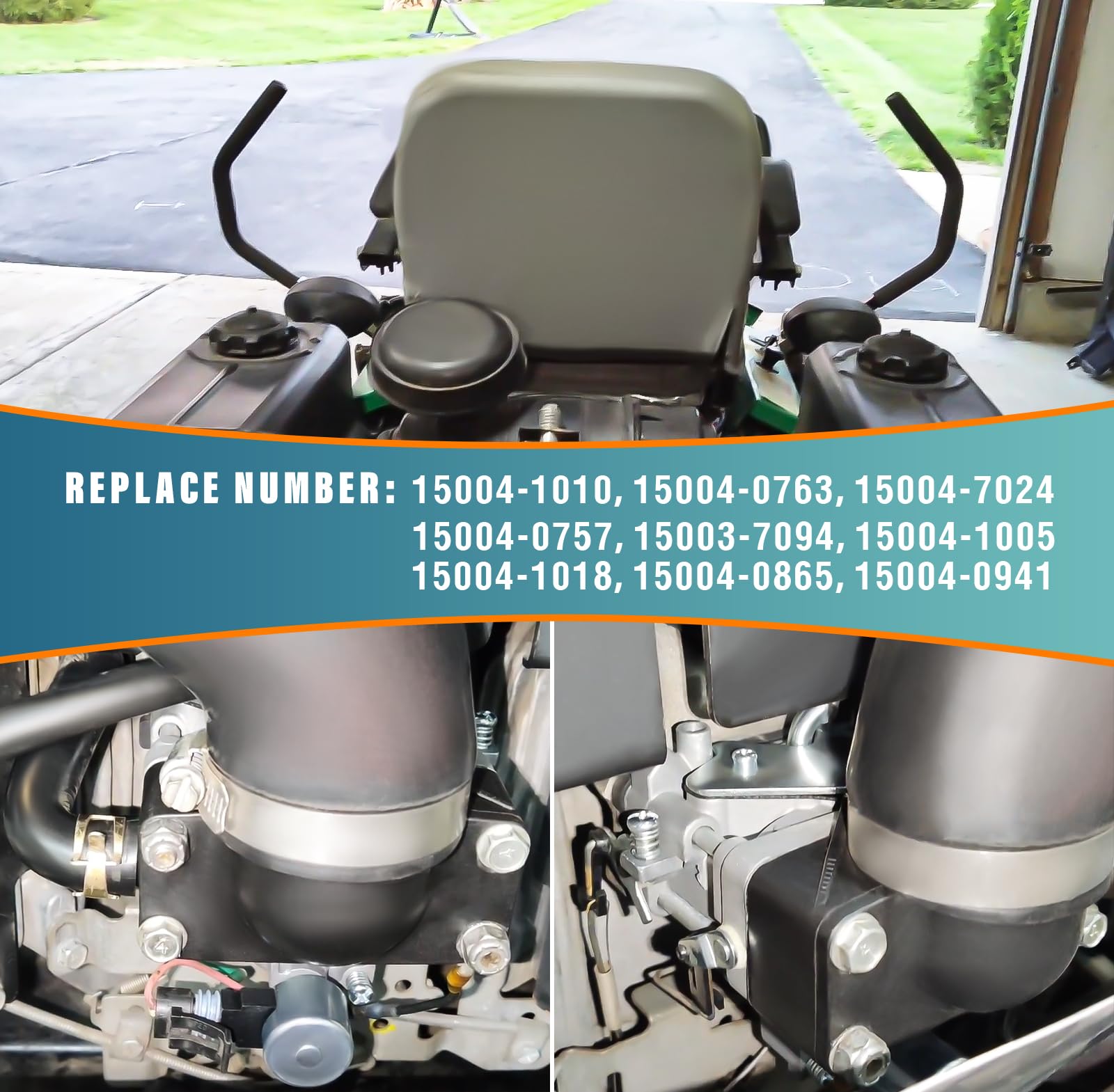   FH661V Carburetor for Kawasaki Engines - Includes Oil Filter and Fuel Pump