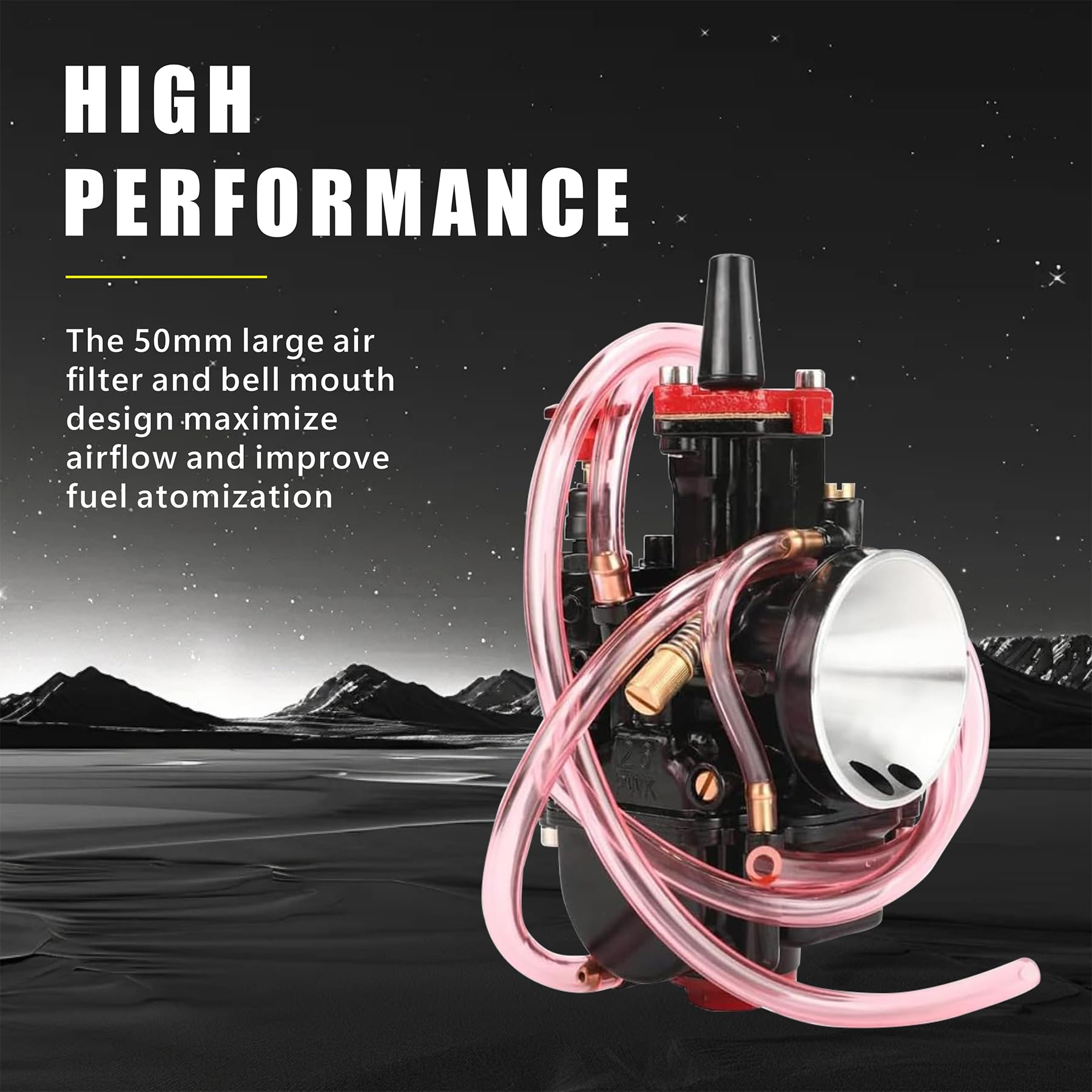   PWK 24mm Racing Carburetor Kit for 50cc to 110cc Engines