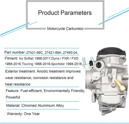 carburetor for Harley Softail Dyna Touring models