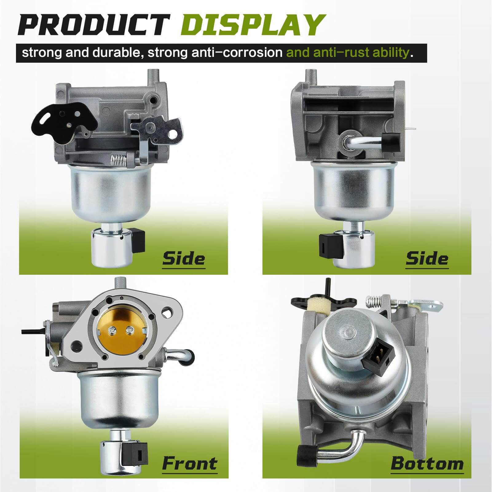 carburetor with precise fuel air mixture system