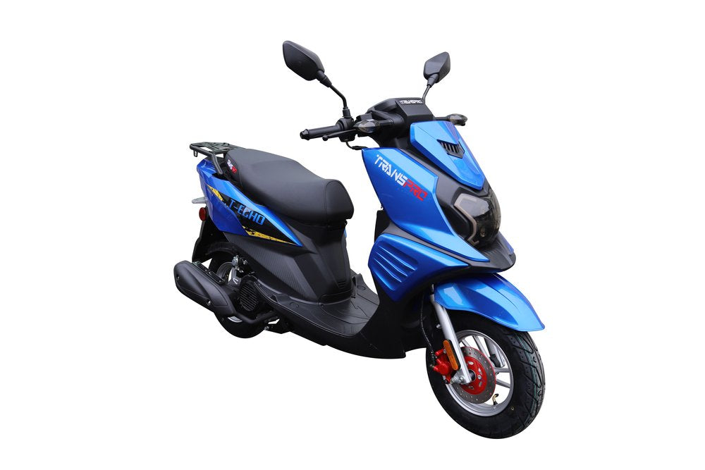 Transpro T-ECHO 200cc Motorcycle – 169cc Air-Cooled ,Automatic Transmission, 52 mph Top Speed