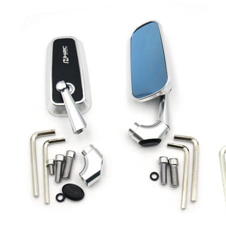 UGNE Performance CNC-Machined Square Rearview Mirror (M8/M10 Compatibility)