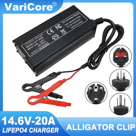   VariCore 14.6V 20A Smart Lifepo4 Battery Charger