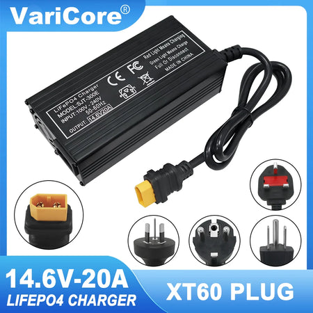   VariCore 14.6V 20A Smart Lifepo4 Battery Charger