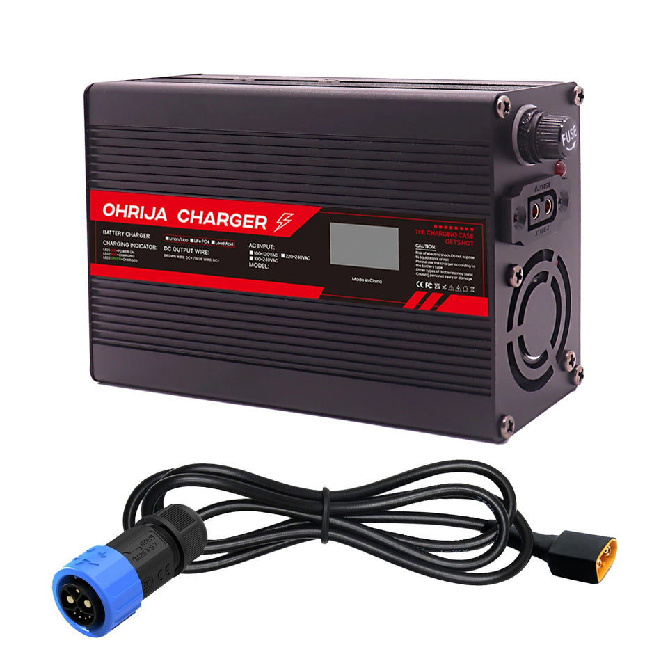   OHRIJA 67.2V 4A Lithium Battery Fast Charger for 60 v battery