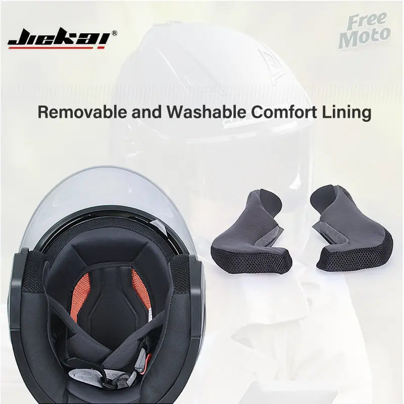 clear visibility double glass riding helmet