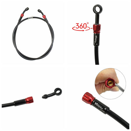   28 Degree Black Hydraulic Brake Hose