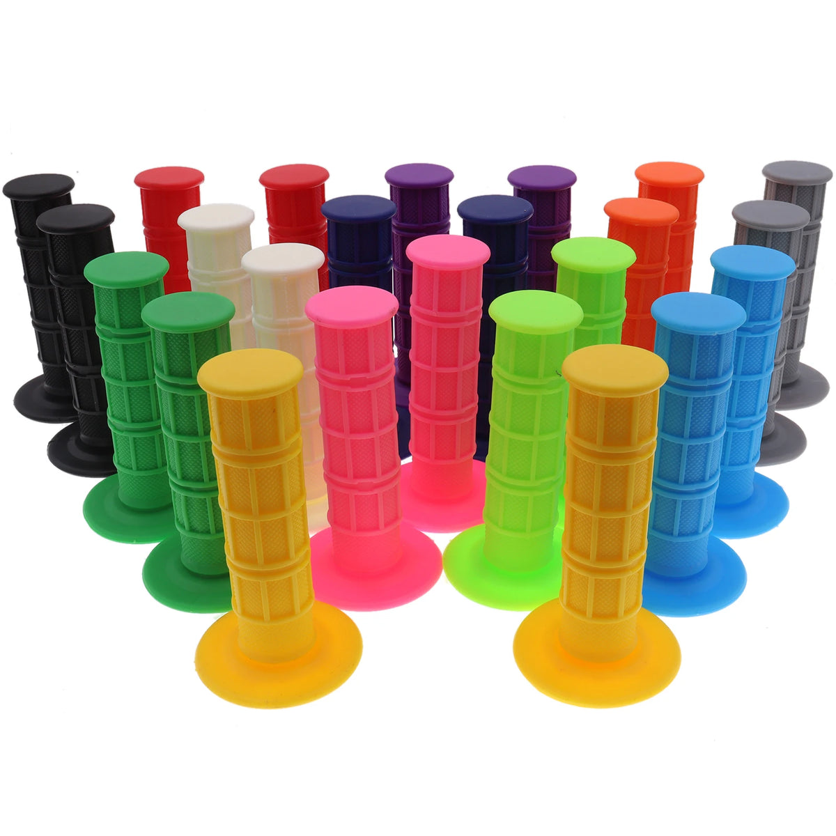 colorful 7/8 inch soft rubber gel handle grips