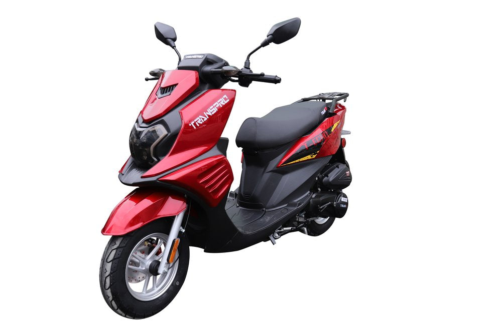 Transpro T-ECHO 200cc Motorcycle – 169cc Air-Cooled ,Automatic Transmission, 52 mph Top Speed