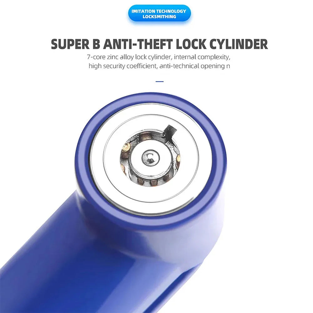 compact lightweight disc lock easy to carry