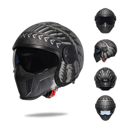 convertible full face bike helmet