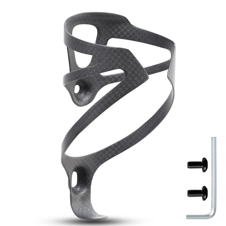   HUALONG 3K Carbon Fiber Bicycle Water Bottle Cage