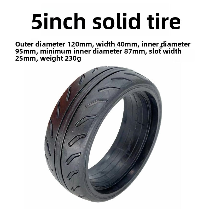 Solid Replacement Tire for Electric Scooters No Air Required
