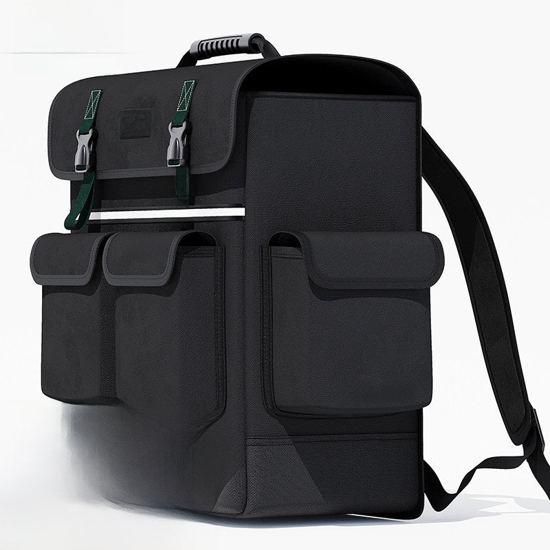 Durable Canvas Tool Bag Backpack for Electrical and Repair Work